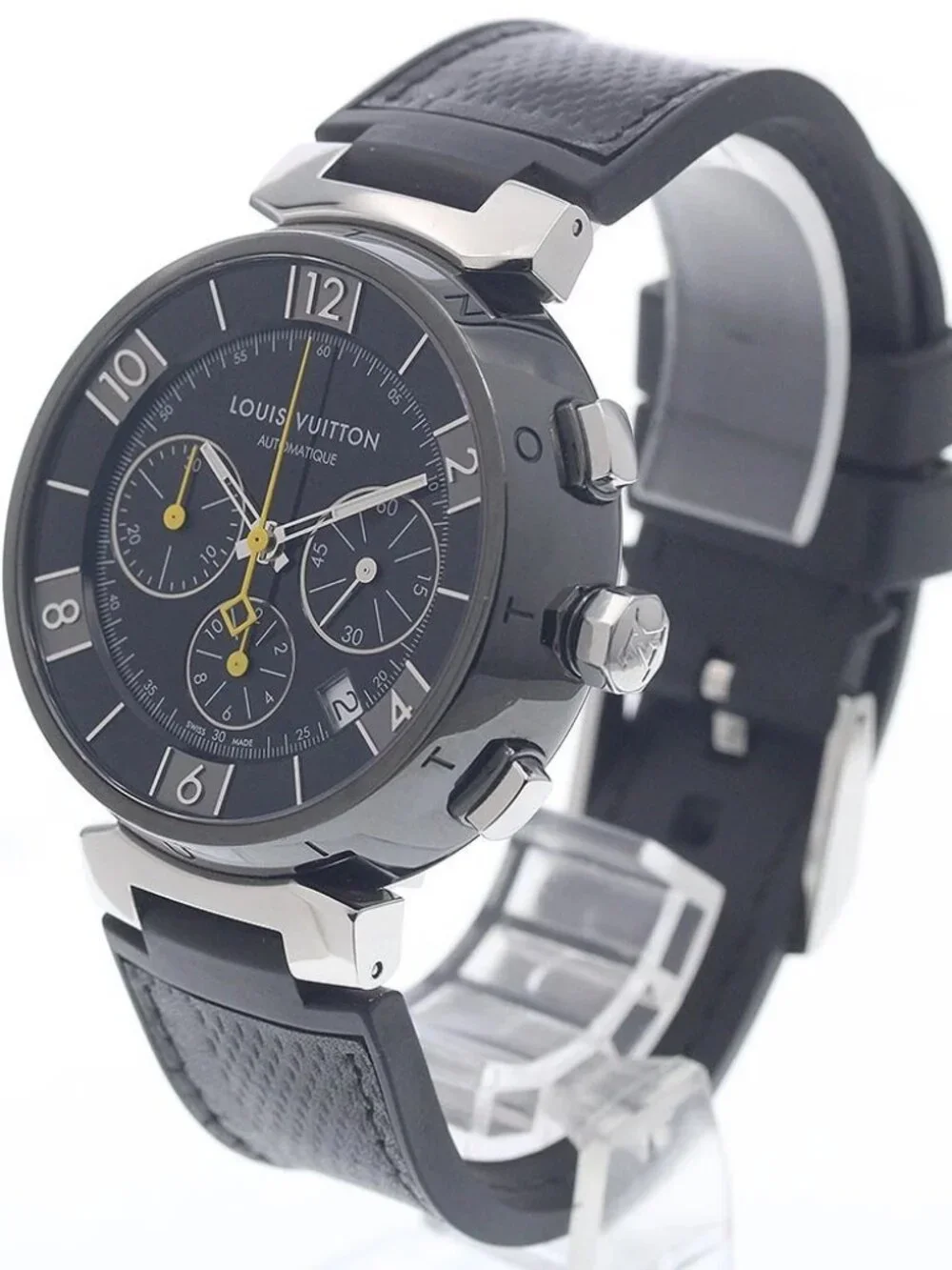 LOUIS VUITTON Tambour Q1121 Date Chronograph Automatic Men's Watch_966695